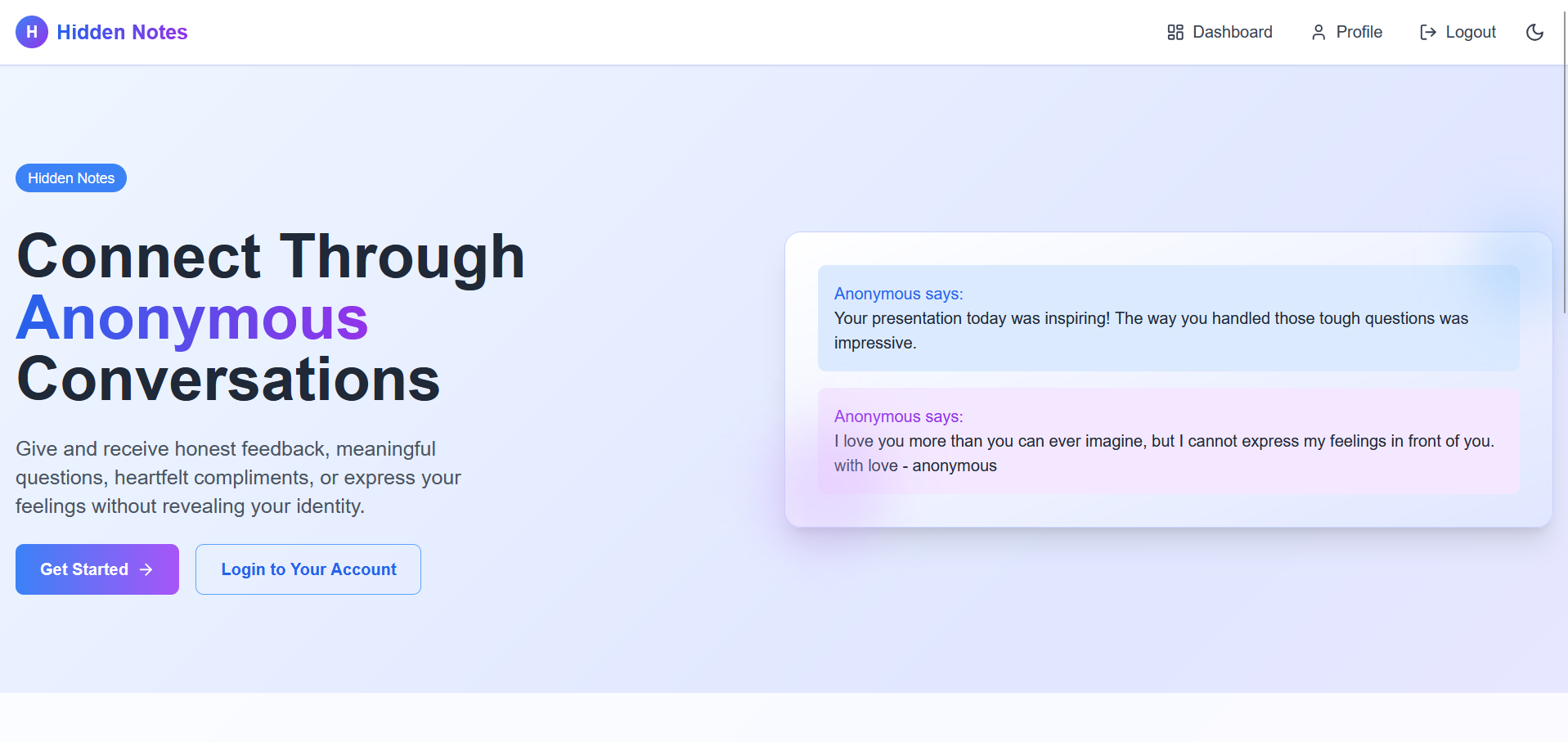 hidden notes preview